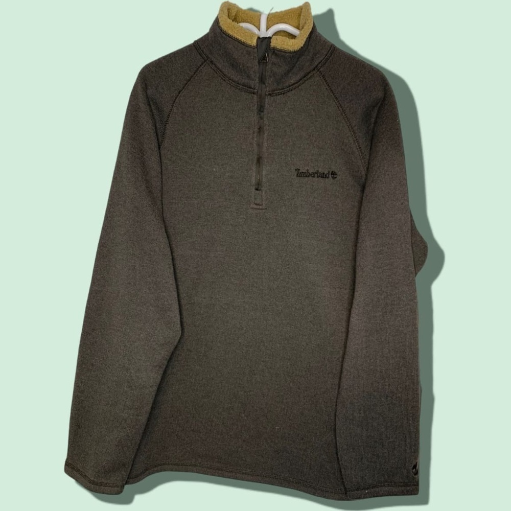 Vintage Timberland 1/4 Zip  Fleece Pullover Sweatshirt, Size XL